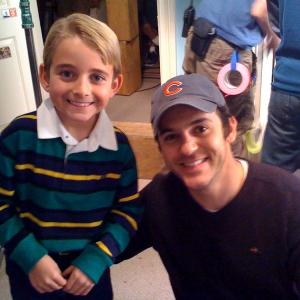 Buddy  director Fred Savage on the set of Sons of Tuscon