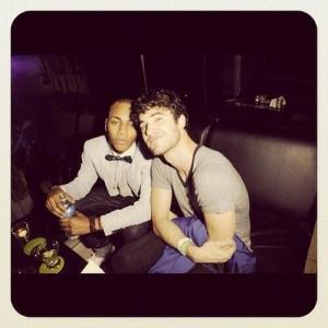 Jahmil French with Darren Criss