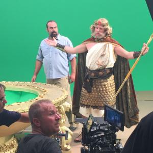 Production Still of Matthew Gilmore as Poseidon