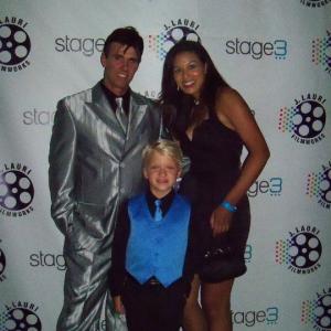 Robert Maples with Alecia Hamilton and Ethan Markus