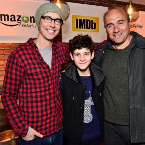 Juan Pablo Buscarini Tom Cavanagh and David Mazouz at event of IMDb amp AIV Studio at Sundance 2015