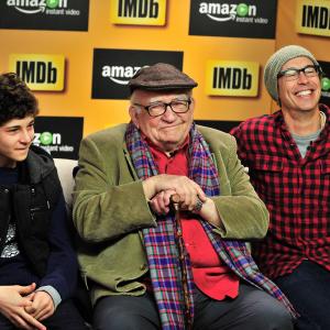 Edward Asner, Tom Cavanagh and David Mazouz at event of IMDb & AIV Studio at Sundance (2015)