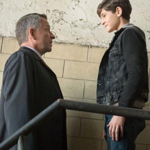 Still of Sean Pertwee and David Mazouz in Gotham 2014