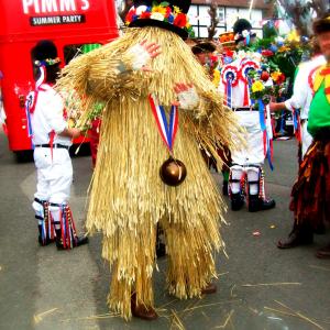 'Pimm's Summer Party' The new TV ad features theStraw Bear (Straw man) Played by Christian Wolf-LaMoy Pimms summer party bus touring the country and recruiting the public to Join the Pimms Summer Party.