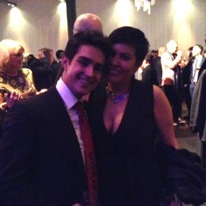 Director Violeta Ayala and Actor Craig Stoutt at the closing night party of the Sydney Film Festival 2015.