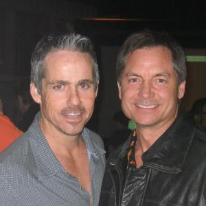 Lance and totally cool dude and great Dallas actor Earl Browning III Dallywood Schmoozefest 2009