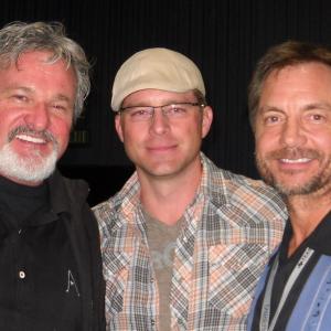 Lance Eakright with Brad Leland and Drew Waters at the screening of Legend of Hells Gate