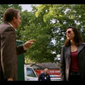 Still from The Good Guys Episode 9 Dont Tase Me Bro Jennifer Besser as CSI