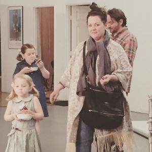 Melissa McCarthy and Ben Falcone  Filming at Genetic Code Pictures