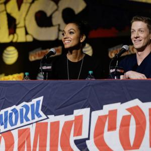 Lyndie Greenwood and Zach Appelman at NY Comic Con 2015