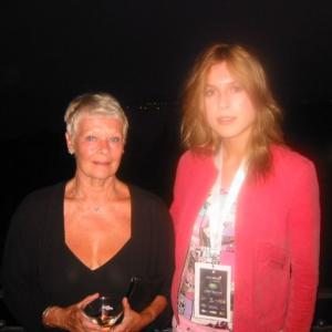 Judi Dench , Lucia Edwards, Taormina film festival