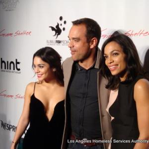 Private screening for 'GIVE ME SHELTER' at Egyptian Theater, Hollywood with stars Vanessa Hudgens and Rosario Dawson on the red carpet. Out Jan. 24, 2013.