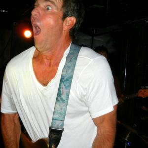 Actor Musician Dennis Quaid and the Sharks Rocked the house Aqualounge Beverly Hills CA Nov 5 2010