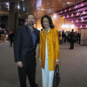 George McQuade and Anne-Marie Johnson, Pan African Film Festiva (P.A.F.F.), DGA Auditorium, Hollywood, CA.
