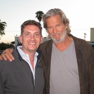 Academy Award winner Jeff Bridges and Michael Christaldi in Hollywood Ca