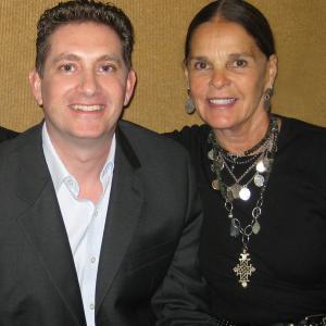 Actor Michael Christaldi with Love Story and The Getaway star Ali MacGraw in Los Angeles