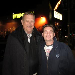 Ken Howard, star of the White Shadow and current Screen Actors Guild President with Michael Christaldi at a charity event at the Los Angeles Improv Comedy Club.
