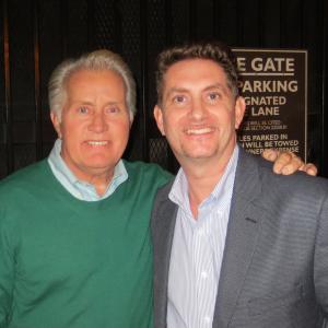 Martin Sheen and Michael Christaldi on the set of Grace and Frankie at Paramount Studios.