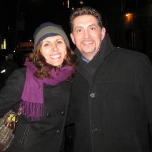 Molly Shannon and Michael Christaldi The Broadway Theatre NYC.