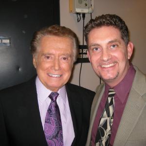 Regis Philbin and Michael Christaldi at The Late Show with David Letterman. NYC 9/12