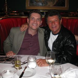 Frankie Avalon and Michael Christaldi at the Russian Tea Room in New York City 