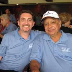 Cheech Marin and Michael Christaldi at a Joe Pesci Celebrity Golf Outing to benefit St Barnabas Hospital in Floram Park NJ