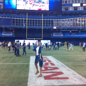 on the field game closer for our football clients and the Toronto Argonauts