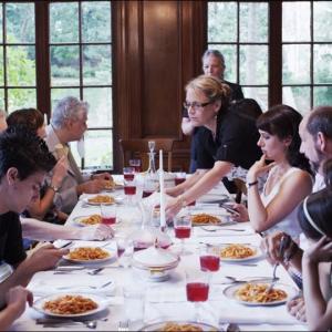 Dylan Bremner, Michael Scimeca, Rachel Yehuda (as Maria the Maid), Caroline Avery Granger, and Robert Maniscalco in 