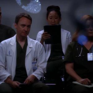 Brian Houtz and Sandra Oh in Grey's Anatomy Going Going Gone.