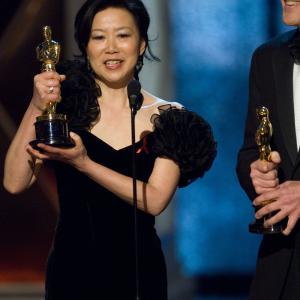 Ruby Yang  Thomas Lennon at 79th Academy Awards