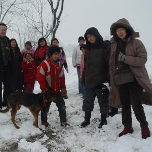 The Blood of Yingzhou District film crew In Anhui province China winter of 2005