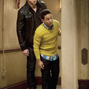 Still of Tahj Mowry and Derek Theler in Baby Daddy: I Told You So (2012)