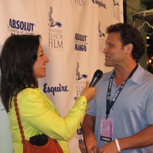 Interviewed at Newport Beach Film Festival