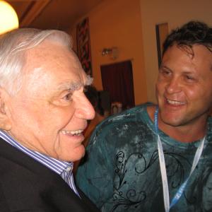 With Lifetime award winner at RIFF Ernest Borgnine