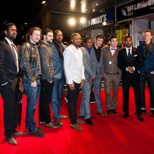 Starred Up premiere  Leicester Square London BFI London Film Festival 2013
