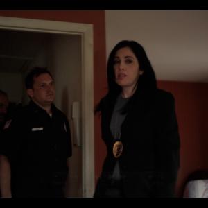 Janine Laino Nick DeMatteo and Chris Ryan in a scene from Clandestine