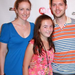 Abigail at the 2012 Manhattan Film Festival for screening of I Am Alive with Director James Marcolin and Shelia Williams
