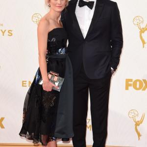 Adam Driver and Joanne Tucker at event of The 67th Primetime Emmy Awards 2015