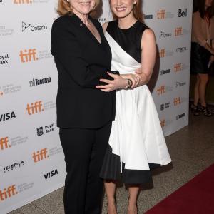 Liv Ullmann and Jessica Chastain at event of Miss Julie 2014