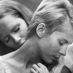 Still of Bibi Andersson and Liv Ullmann in Persona (1966)