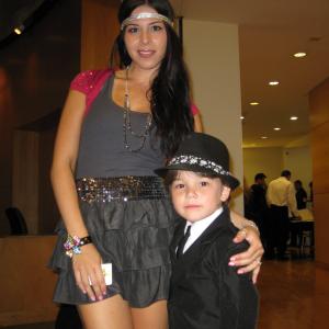 DJ and the beautiful Jennifer Tapiero at the Premiere of Conception