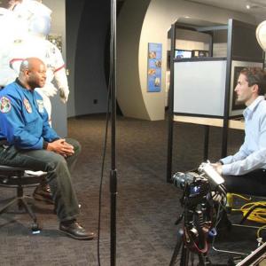 Spaceship Earth Grant Host Jett Dunlap Astronaut Leland Melvin
