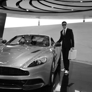 Aston Martin photo shoot