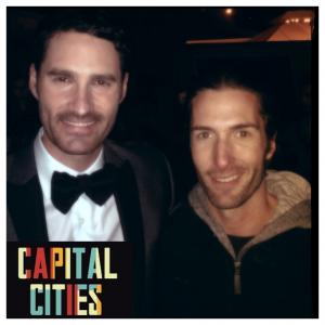 Jett Dunlap in Capital Cities music video with Ryan Merchant
