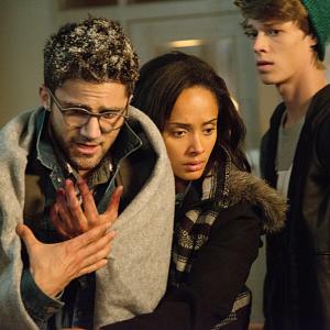 Still of Colin Ford Max Ehrich and Karla Crome in Under the Dome 2013