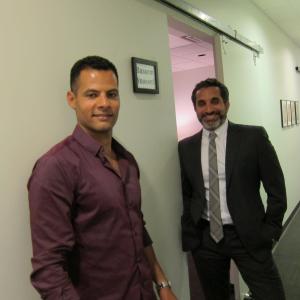 With Bassem Yousef at The Daily Show with John Stewart