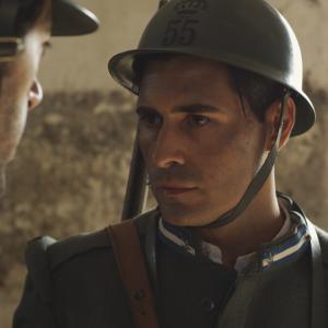 Maximiliano Hernando Bruno is an Italian Caporal Amedeo in the movie about the life of Hemingway during the first world war in Italy