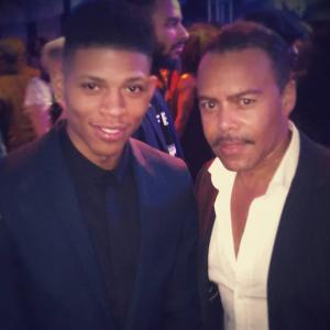 with Bryshere Gray at Lee Daniels Oscar Party