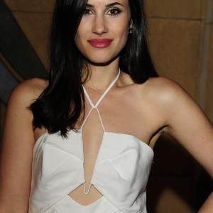 Camille Balsamo attends the premiere of HARBINGER DOWN