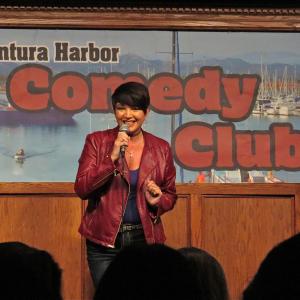 Denise Vasquez performing Stand Up Comedy & Music at Ventura Harbor Comedy Club October 21st, 2015